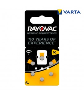 MICRO PILA AUDIFONO RAYOVAC ZA10 1,4V