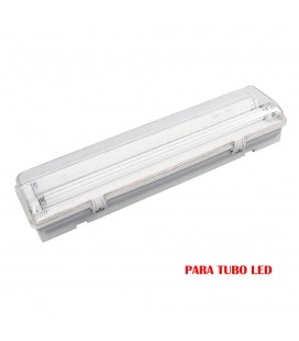 PANTALLA FLUORESCENTE ESTANCA PARA TUBO