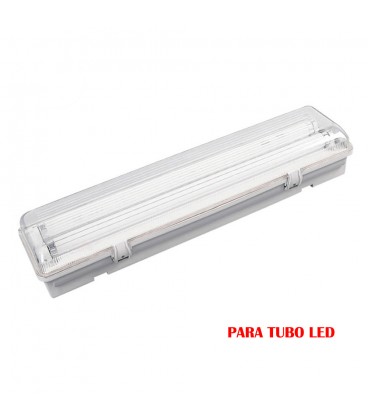 PANTALLA FLUORESCENTE ESTANCA PARA TUBO