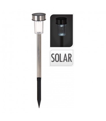 ESTACA SOLAR 36CM INOX MOD CILINDRO