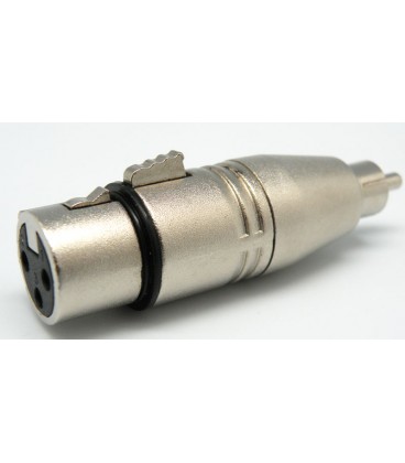 3p XLR Hembra a RCA Macho
