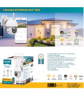 Gz camara ext ip65 smart wifi 360º 1080p