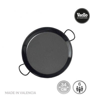 34CM PAELLERA ESMALTADA PARA IND Y VIT