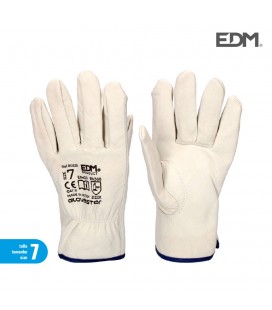 GUANTE TALLA 7 DE TRABAJO DE CUERO