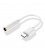 Adaptador Conector Tipo C a Jack blanco