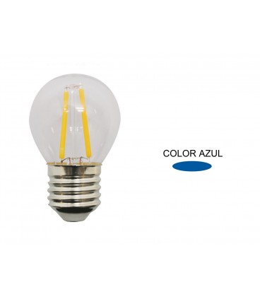 ESFERICA LED AZUL 1,5W E27