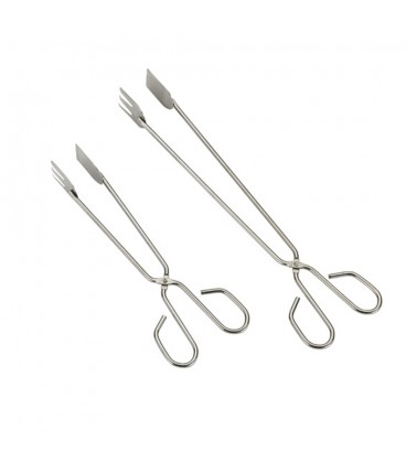 PINZAS 26CM PARA PESCADO INOX. 