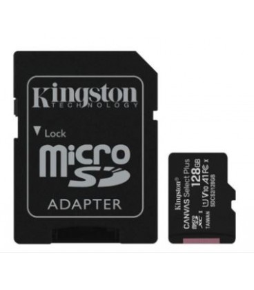 Tarj Memoria Micro SD con Adaptador x128