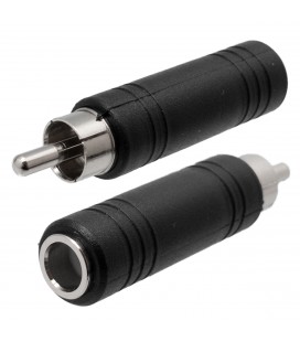 RCA MACHO - 6.4mm MONO HEMBRA