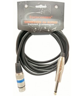 XLR HEM.- 6,35 MONO MA., 3,0m