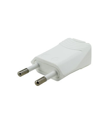 Clavija recta bipolar 4mm.10A/250V BL