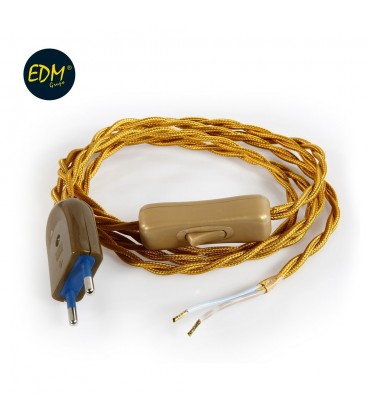 KIT CORDON 2X0,75 120+80CM ORO