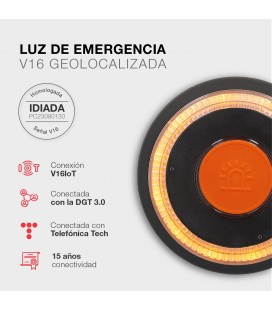 Baliza señalización de emergencia V16 co