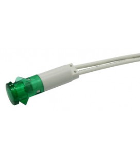 10'5 MM PILOTO LED 230 VAC, VERDE