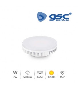 Bombilla LED, GX53, 230 VAC, 7W.4200K