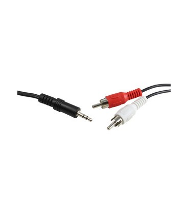 CON. JACK M3.5 A 2RCA 3M