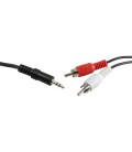 CON. JACK M3.5 A 2RCA 3M