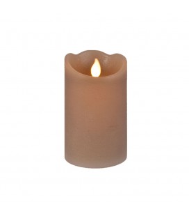 VELA DE LED 7.5x12.5 GRIS