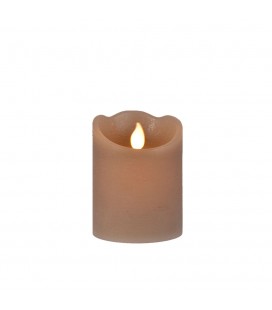 VELA DE LED 7.5x10 GRIS