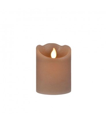 VELA DE LED 7.5x10 GRIS