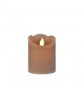 VELA DE LED 7.5x10 GRIS