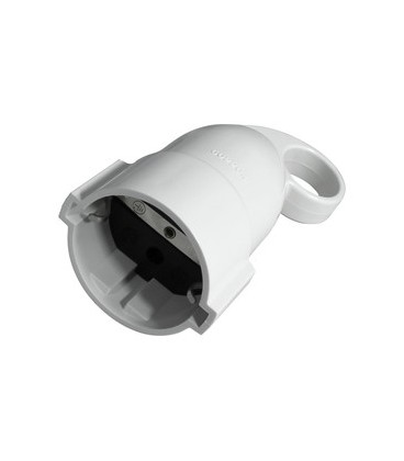 BASE SCHUKO 4,8mm 16A 250V T/TL BLANCO