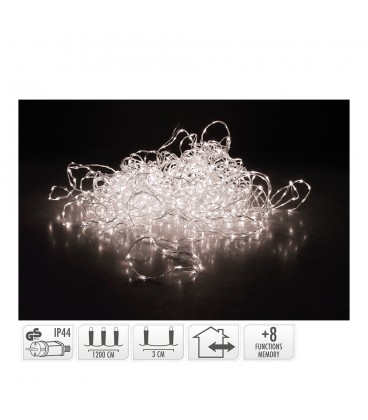 GUIRNALDA SOFT WIRE 400 LEDS BLANCO CALI