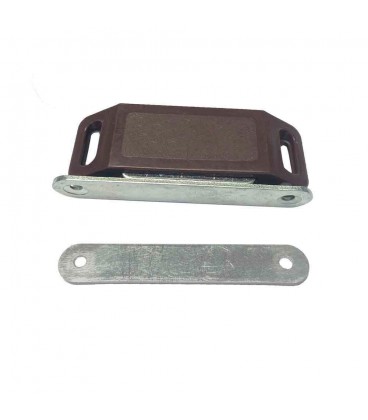 IMAN PARA PUERTA MARRON 2 unid. 75x24mm