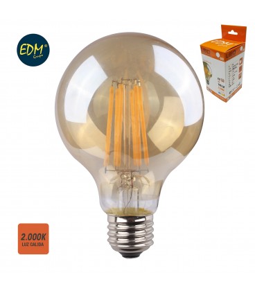 GLOBO G80 LED FILAM. VINTAGE 8W