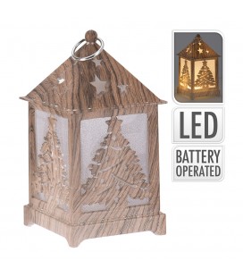 FAROL LED TALLADO MADERA