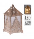 FAROL LED TALLADO MADERA