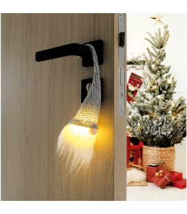 Gnomo de navidad LED colgante