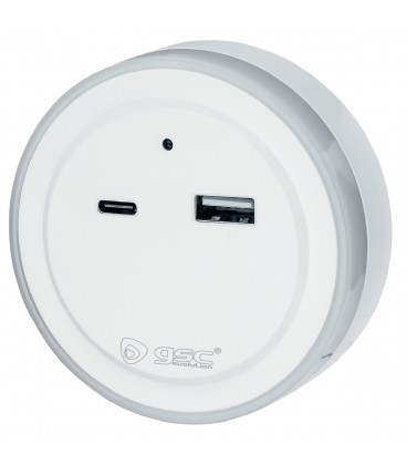 Luz de noche con sensor USB C+ A