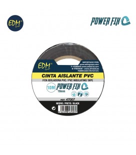 CINTA AISLANTE 10M X19MM NEGRA 