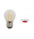 ESFERICA LED ROJA 1,5W E27