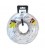 2x1,5MM PARALELO TEXTIL TREN BLANCO 25M