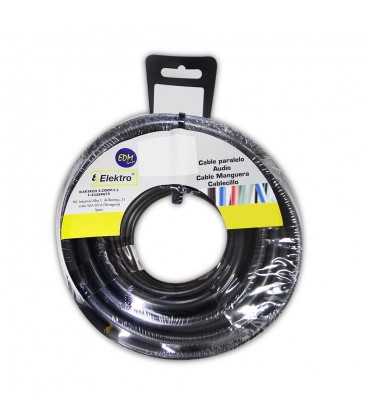 3X0,75MM CABLE TEXTIL PVC 25MTS NEGRO