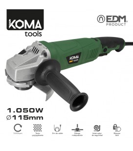 AMOLADORA 115MM 1050W EDM