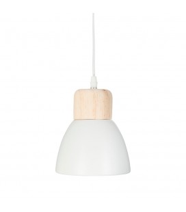 E14 19X15CM LAMPARA TECHO BLANCO