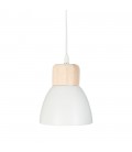 E14 19X15CM LAMPARA TECHO BLANCO
