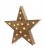 ESTRELLA DE MADERA CON LUZ 15 LEDS 6X30X