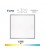 PANEL LED 40W 4300lm RA80 60x60cm 4000K 