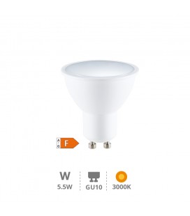 Bombilla LED dicroica 5,5W GU10 3000K