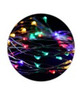 Mini Guirnalda dec con LED SOLAR 12M RGB