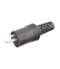 Conector altavoz macho.