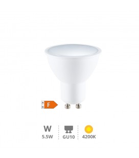 Bombilla LED dicroica 5,5W GU10 4200K