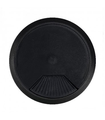 BLISTER TAPON PASACABLES 60x22mm NEGRO