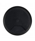 BLISTER TAPON PASACABLES 60x22mm NEGRO