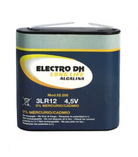 Pilas alcalinas 3LR12 de larga duració