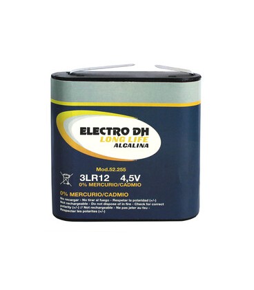 Pilas alcalinas 3LR12 de larga duració